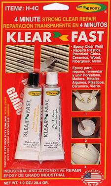 4 minute cure epoxy